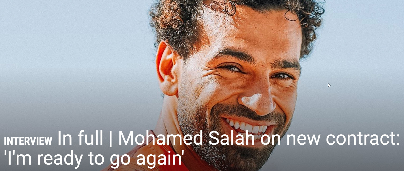 Mo Salah: Signs New 3 Year Deal..