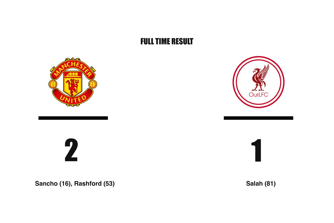 Full Time: Man United 2-1 Liverpool