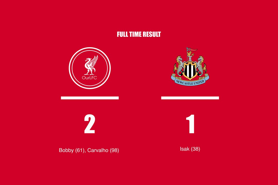 Full Time: Liverpool 2-1 Newcastle