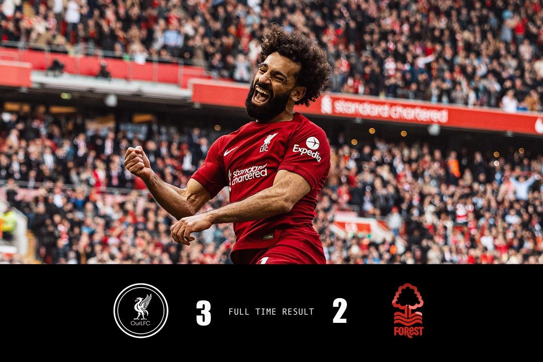 Liverpool 3-2 Nottm Forest