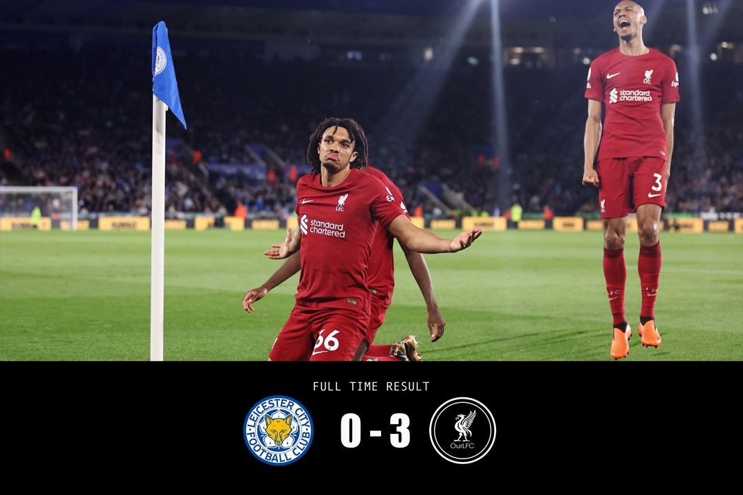 Leicester 0-3 Liverpool