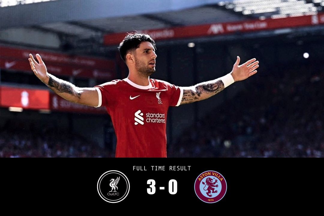 RESULT: Liverpool 3-0 Aston Villa