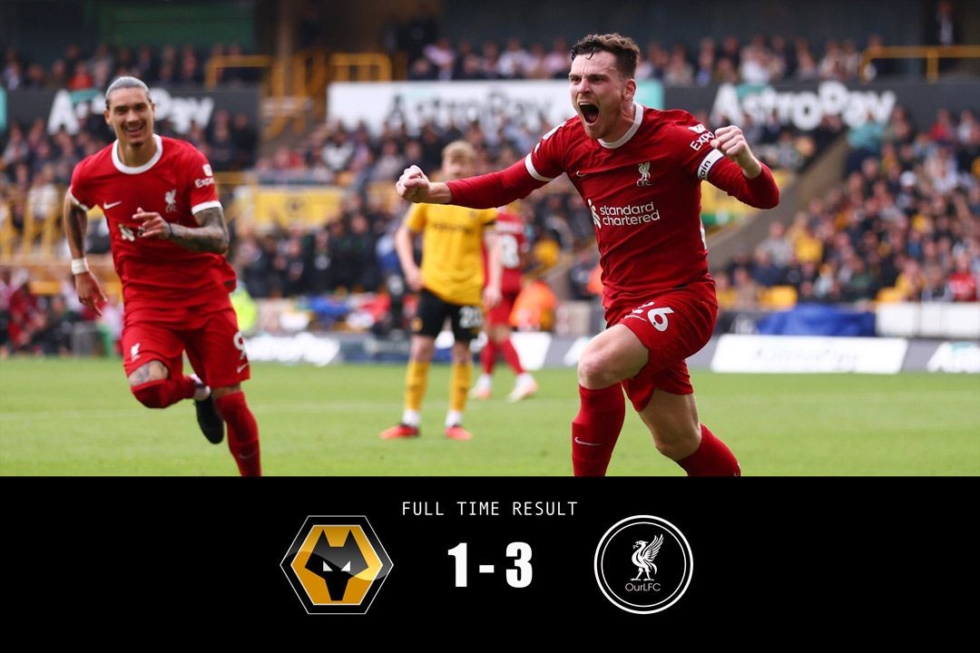 RESULT: Wolves 1-3 Liverpool