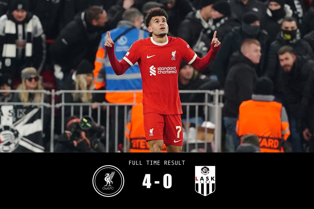 RESULT: Liverpool 4-0 LASK